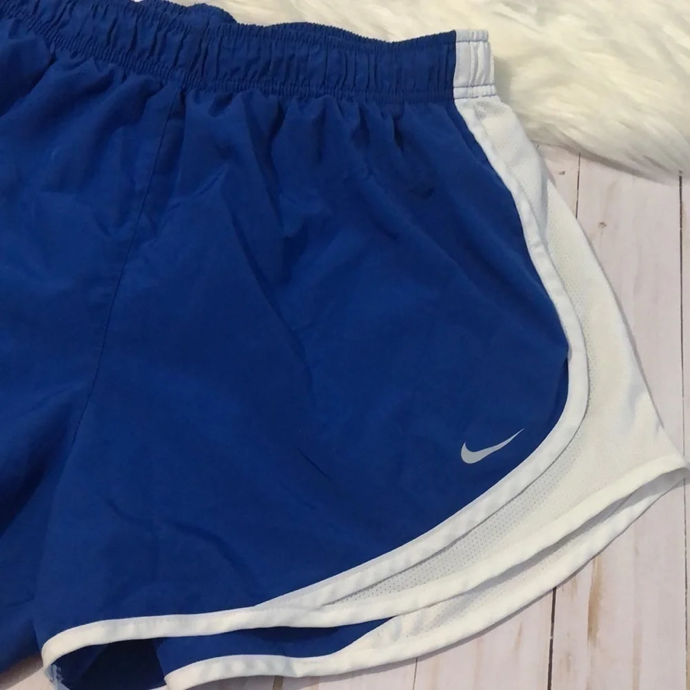 Nike Blue and White shorts size L